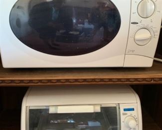 Microwave and Toaster oven