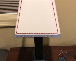 LAMP W/BASEBALL SITCHING, &15.