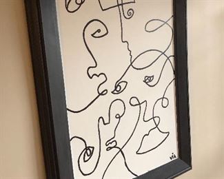 LARGE WALL ART, $400.