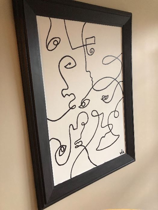 LARGE WALL ART, $400.