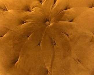 CUSTOM TUFTED OTTOMAN, $215.