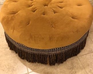CUSTOM TUFTED OTTOMAN, $215.