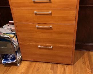 HOUSE OF DENMARK,3 DRAWER FILE CABINET & TOP STORAGE DRAWER, $300.