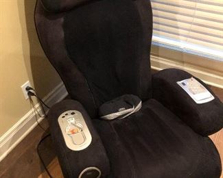 SHARPER IMAGE MASSAGE CHAIR, $650.