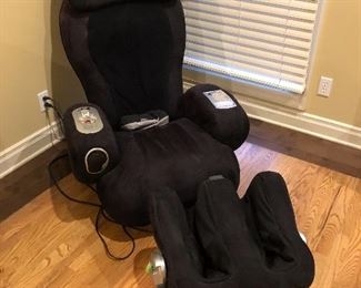 SHARPER IMAGE MASSAGE CHAIR, $650.