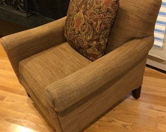 NICE BASSET ARM CHAIR, $250.