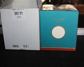 Lalique Les Sirenes Perfume 2001 numbered/signed limited edition unopened with box and papers.