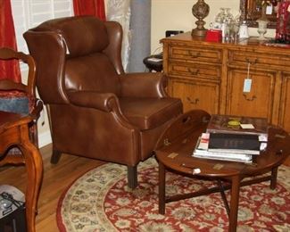 Ethan Allen leather recliner 
