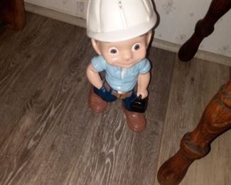 Figurine - boy with hard hat
