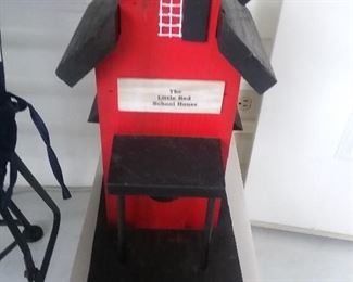 The Little Bird School House bird feeder