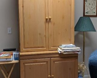 Light wood Armoire