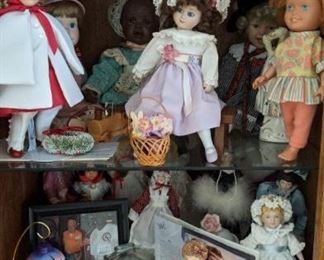 Porcelain dolls & more