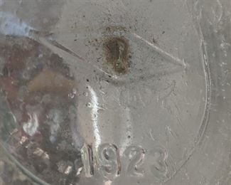 Illinois Glass 5 gal carboy 1923