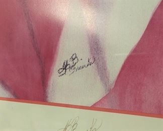 “Heroes for Peace” signed print by local artist, Marion Ball Freerks (1950 - 2015)