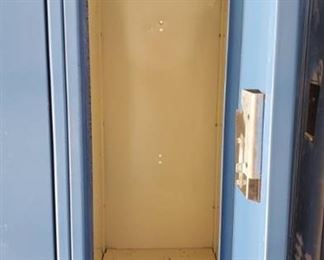 (12) Blue Metal Lockers