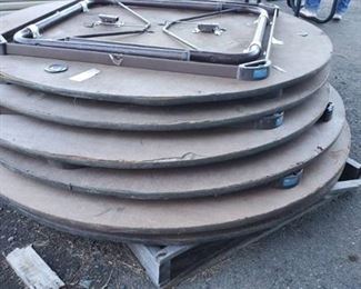 (6) 5ft Round Tables
