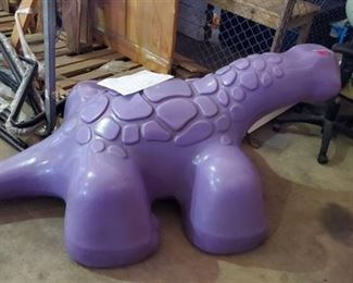Large Purple Playground Dinosaur