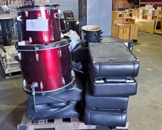 Gaming Chairs, (2) Drum Sets