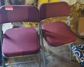 (2) Cushioned Folding Chairs