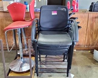 Office Chairs, 2 Bar Height Chairs