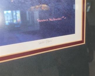$50 EACH SIMON STALLWOOD FRAMED GOLF PICTURES 
34.5”L x 26.5”W