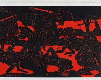 Cleon Peterson River Of Blood Screenprint