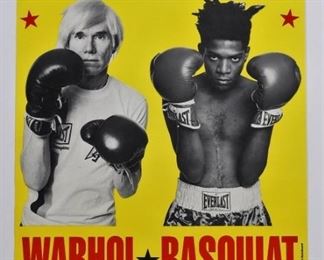 Andy Warhol Jean-Michel Basquiat Exhibition Poster