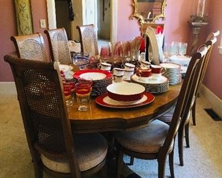 Dining Table with 8 Chairs, $495