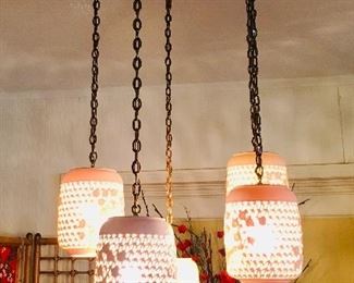 Amazing large blanc de chine chandelier, $650
