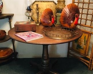 Breakfast Table, $75, Brass Trays SOLD