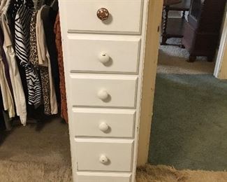 White Painted Lingerie Chest, $40, SOLD