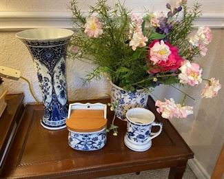 Blue & White