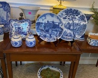 Blue & White