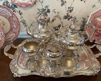 Silverplate Tea Service