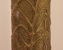 WW1 hand made brass shell trench art