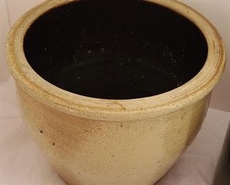antique stoneware pot