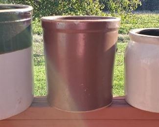 antique stoneware crocks