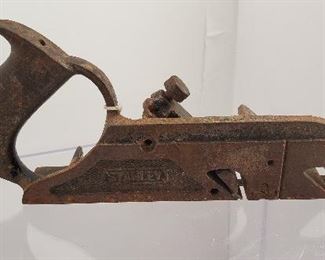 Antique Stanley wood planer joiner carpenters tool