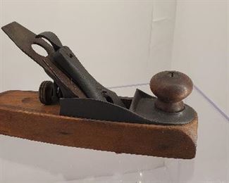 Antique wood planer joiner carpenters tool