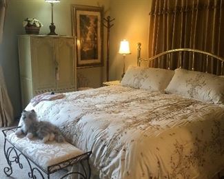 King Size Brass Bed