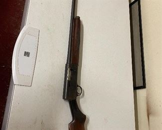 12ga Shotgun Remington Model 11.  
We do not give out prices early.
SOLD