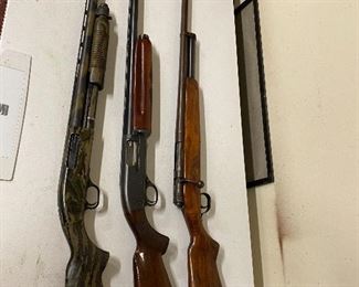 3 12ga shotguns
Mossberg 835
J C Higgins Model 60. sold
J C Higgins Model 5831  
We do not give out prices early.