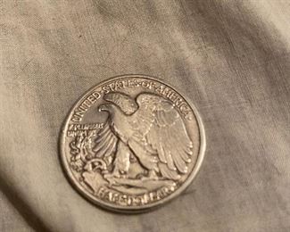 Silver Half Dollars Walking Liberty!  NOT SOLD FOR SCRAP.
