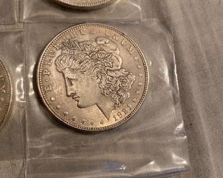 1921 Morgan Silver Dollars.  NOT SOLD FOR SCRAP.