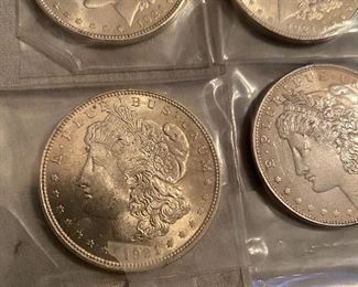 1921 Morgan Silver Dollars.   NOT SOLD FOR SCRAP.