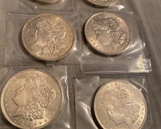 1921 Morgan Silver Dollars.   NOT SOLD FOR SCRAP.
