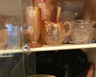 Sample of carnival glass 