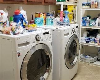 LG washer and dryer