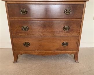 Item 2 (Was $400) now $250 Three Drawer Bachelors Chest This piece measures about 36"W by 18" D and 31" H
