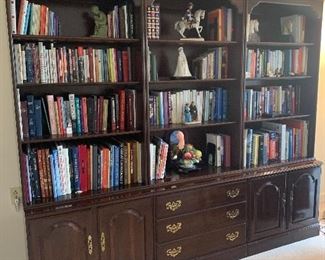 Item 4 (Was $400) Now $200 each section Three Ethan Allen Book Shelves. Each section measures about 30"W by 18" D by 78" H.